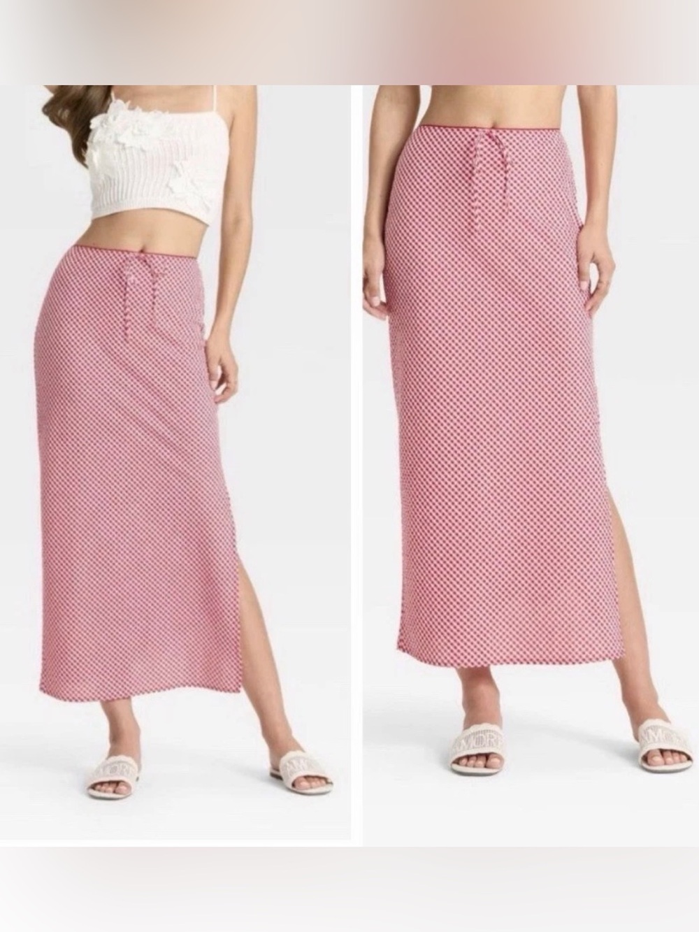 wild fable Gingham Maxi Skirt